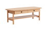 Hanah Home Mesa de Centro Daisy en Colores Naturales y Madera